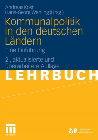 Omslagafbeelding: Kommunalpolitik in den deutschen Ländern 2nd edition 9783531170077