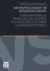 Cover image: Mehrsprachigkeit im vereinten Europa 9783531174419