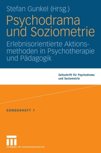 Imagen de portada: Psychodrama und Soziometrie 1st edition 9783531163604