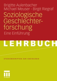 Cover image: Soziologische Geschlechterforschung 9783531155845