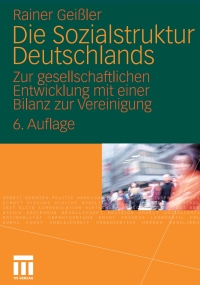 Cover image: Die Sozialstruktur Deutschlands 6th edition 9783531176116