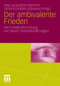 Cover image: Der ambivalente Frieden 9783531176925