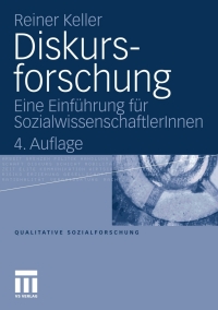 Omslagafbeelding: Diskursforschung 4th edition 9783531173528
