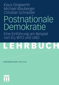 Immagine di copertina: Postnationale Demokratie 9783531174907