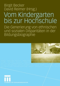 Cover image: Vom Kindergarten bis zur Hochschule 1st edition 9783531162249