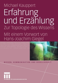 Imagen de portada: Erfahrung und Erzählung 9783531168388