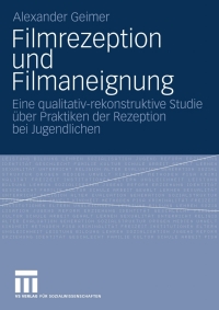 Cover image: Filmrezeption und Filmaneignung 9783531170930