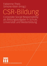 Immagine di copertina: CSR-Bildung 9783531169422