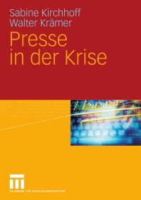 Cover image: Presse in der Krise 9783531171937
