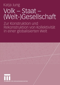 Immagine di copertina: Volk - Staat - (Welt-)Gesellschaft 9783531170633