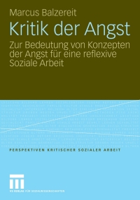 Cover image: Kritik der Angst 9783531165981