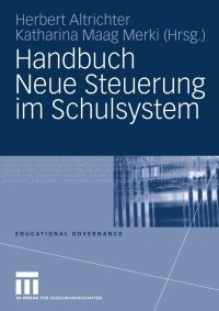 Cover image: Handbuch Neue Steuerung im Schulsystem 9783531163123