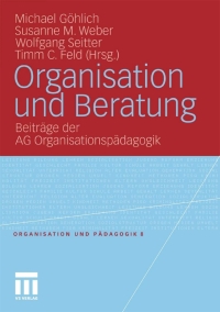 Cover image: Organisation und Beratung 9783531173153