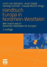 Cover image: Handbuch Europa in Nordrhein-Westfalen 3rd edition 9783531167404