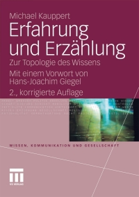 Imagen de portada: Erfahrung und Erzählung 2nd edition 9783531174549