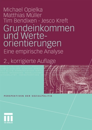 Imagen de portada: Grundeinkommen und Werteorientierungen 2nd edition 9783531173412
