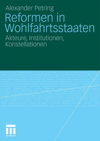 表紙画像: Reformen in Wohlfahrtsstaaten 9783531173139