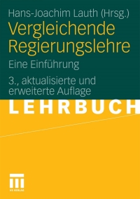 Imagen de portada: Vergleichende Regierungslehre 3rd edition 9783531173092
