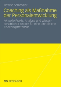 Imagen de portada: Coaching als Maßnahme der Personalentwicklung 9783531175072