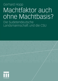 صورة الغلاف: Machtfaktor auch ohne Machtbasis? 9783531175591