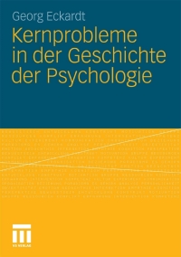 Cover image: Kernprobleme in der Geschichte der Psychologie 9783531173726