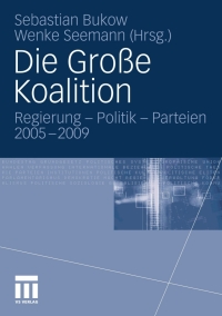 Imagen de portada: Die Große Koalition 9783531161990