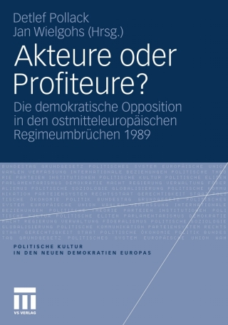 Imagen de portada: Akteure oder Profiteure? 1st edition 9783531155760