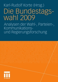 صورة الغلاف: Die Bundestagswahl 2009 9783531174761