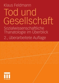 Imagen de portada: Tod und Gesellschaft 2nd edition 9783531173504