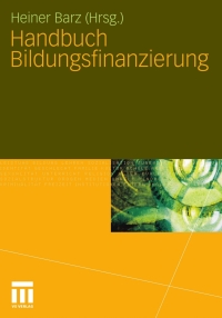 Cover image: Handbuch Bildungsfinanzierung 9783531161853