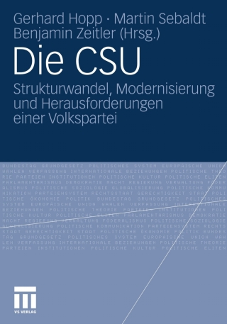 Cover image: Die CSU 1st edition 9783531172750