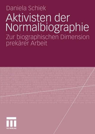 Imagen de portada: Aktivisten der Normalbiographie 9783531175737