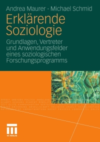 Cover image: Erklärende Soziologie 9783531140131