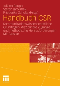 Cover image: Handbuch CSR 9783531170015