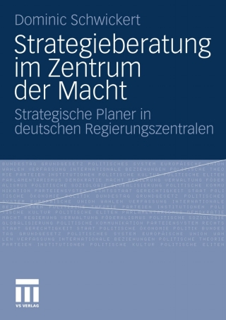Imagen de portada: Strategieberatung im Zentrum der Macht 9783531174303