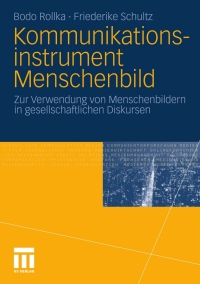 Cover image: Kommunikationsinstrument Menschenbild 9783531172972