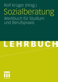 Cover image: Sozialberatung 1st edition 9783531171579