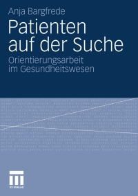 Cover image: Patienten auf der Suche 9783531177953