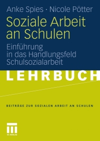 Cover image: Soziale Arbeit an Schulen 9783531163468