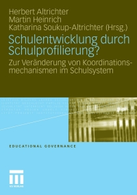 Imagen de portada: Schulentwicklung durch Schulprofilierung? 9783531166711