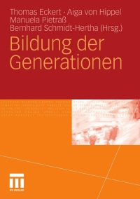 Cover image: Bildung der Generationen 9783531170503