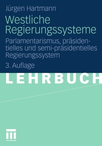 Omslagafbeelding: Westliche Regierungssysteme 3rd edition 9783531181325