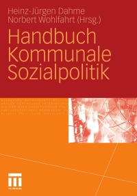 Cover image: Handbuch Kommunale Sozialpolitik 9783531176642