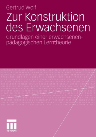 Immagine di copertina: Zur Konstruktion des Erwachsenen 9783531181288
