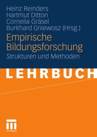 Imagen de portada: Empirische Bildungsforschung 1st edition 9783531168449