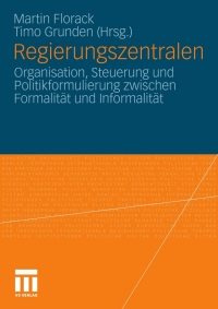 Cover image: Regierungszentralen 1st edition 9783531170039