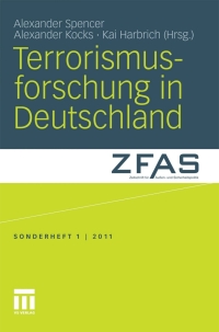 Cover image: Terrorismusforschung in Deutschland 1st edition 9783531177298