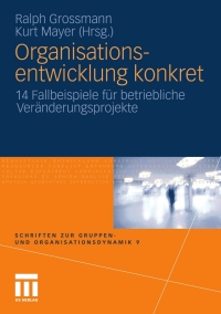 Titelbild: Organisationsentwicklung konkret 1st edition 9783531177007