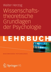 صورة الغلاف: Wissenschaftstheoretische Grundlagen der Psychologie 9783531172132