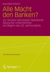 Cover image: Alle Macht den Banken? 9783531176628